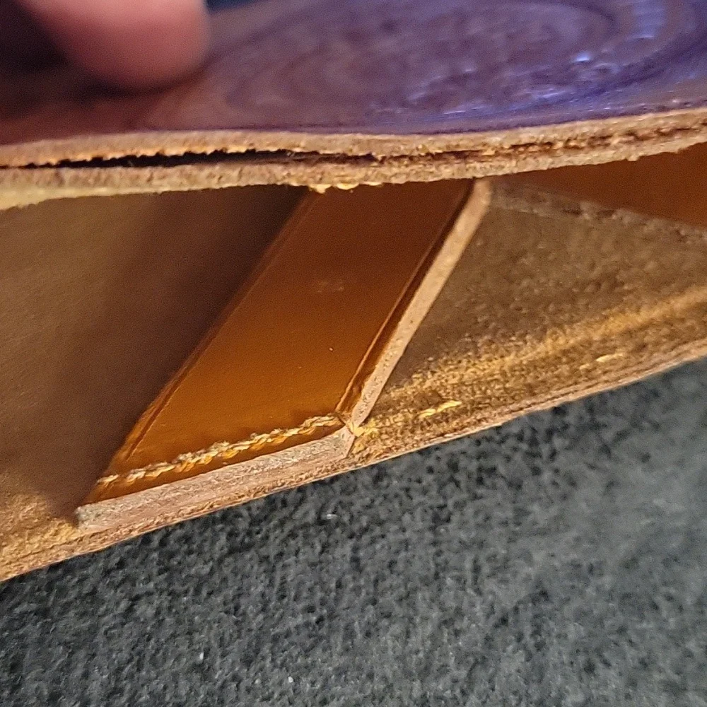 Handcrafted Leather Bill Holder